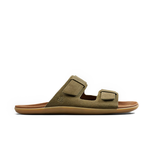 Vivobarefoot Sensus Yin Slide Womens Dark Olive