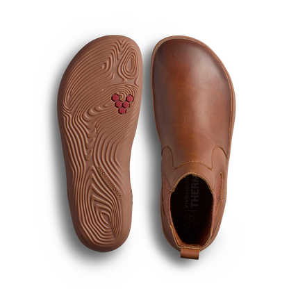 Vivobarefoot Sensus Chelsea Womens Dark Tan