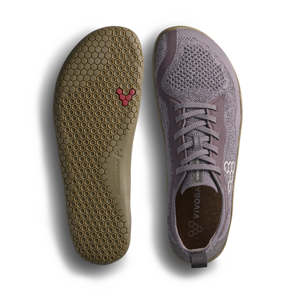 Vivobarefoot Primus Lite Knit Natural Womens Dark Gull Grey