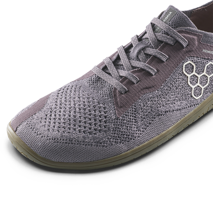 Vivobarefoot Primus Lite Knit Natural Womens Dark Gull Grey