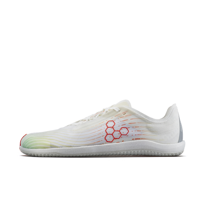 [PRE-ORDER]  Vivobarefoot Primus Flow Womens Bright White/ Neon Orange (ETA. LATE MARCH)