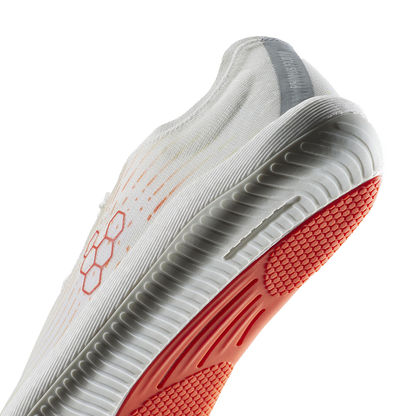 [PRE-ORDER]  Vivobarefoot Primus Flow Womens Bright White/ Neon Orange (ETA. LATE MARCH)