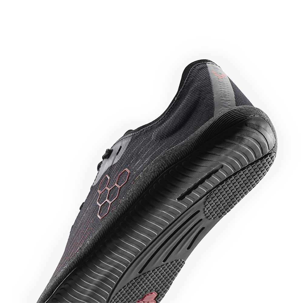 Vivobarefoot Primus Flow Womens Obsidian/Cherry Tomato