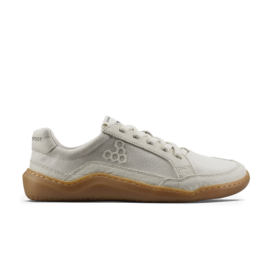Vivobarefoot Gobi II Sneaker Premium Canvas Womens Natural White
