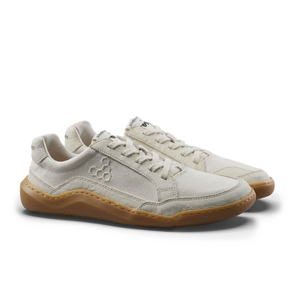 Vivobarefoot Gobi II Sneaker Premium Canvas Womens Natural White