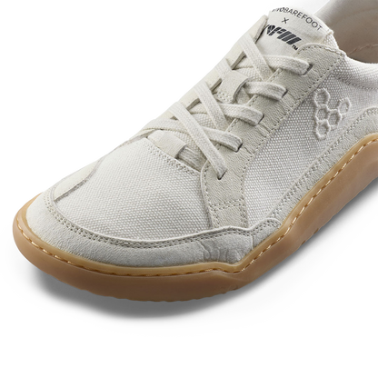 Vivobarefoot Gobi II Sneaker Premium Canvas Womens Natural White