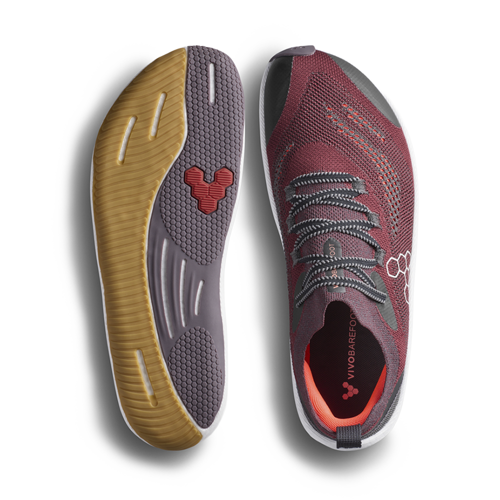 Vivobarefoot Primus Flow Knit Mens Chocolate Truffle