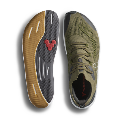 Vivobarefoot Primus Flow Knit Womens Dark Olive