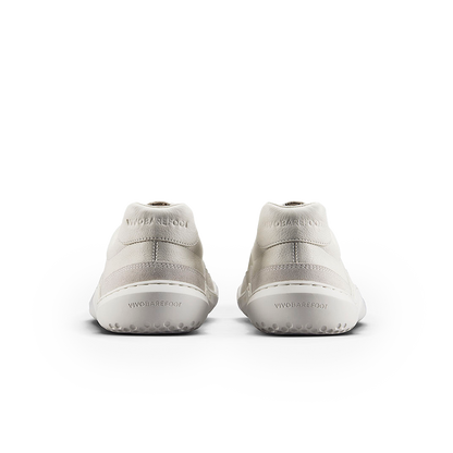 Vivobarefoot Gobi II Sneaker Premium Leather Womens Vaporous Grey