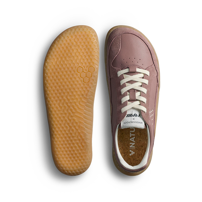 Vivobarefoot Gobi II Sneaker Premium Leather Womens Twilight Mauve