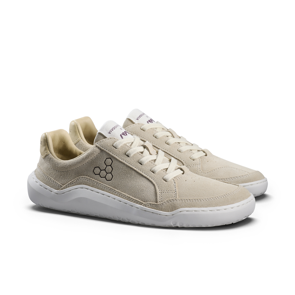 Vivobarefoot Gobi II Sneaker Leather Womens Sand/ Fig