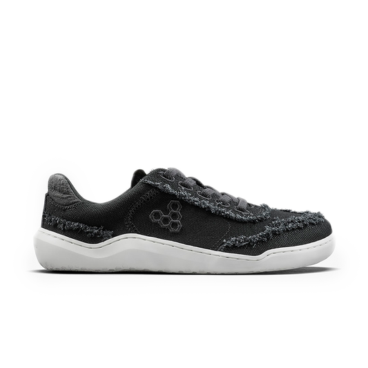 Vivobarefoot Gobi Sneaker Canvas Womens Obsidian
