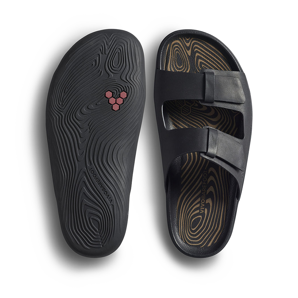 Vivobarefoot Sensus Yin Slide Mens Obsidian