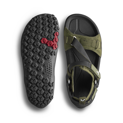 Vivobarefoot Tracker Ora Sandal Womens Dark Olive