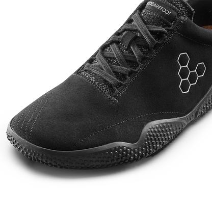 Vivobarefoot Motus Studio Sneaker Leather Mens Obsidian