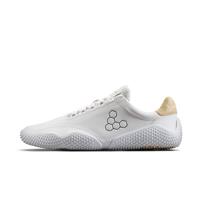 Vivobarefoot Motus Studio Sneaker Leather Mens Bright White