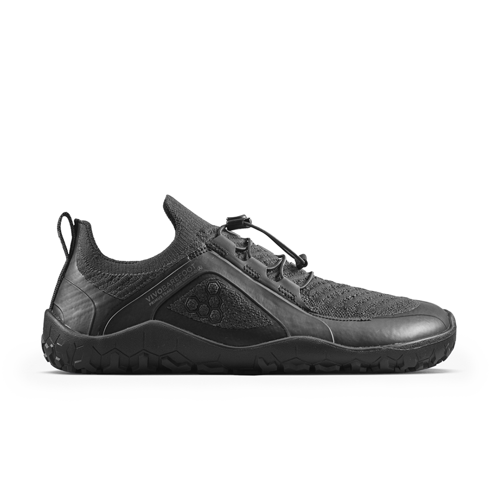 Vivobarefoot Primus Trail Knit FG Grounding Mens Obsidian/Obsidian