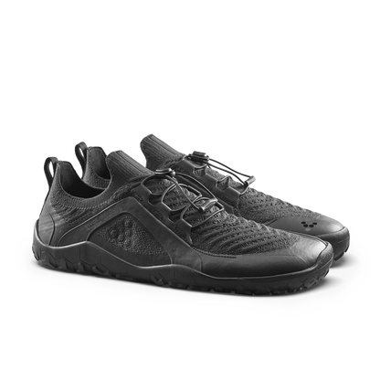 Vivobarefoot Primus Trail Knit FG Grounding Mens Obsidian/Obsidian