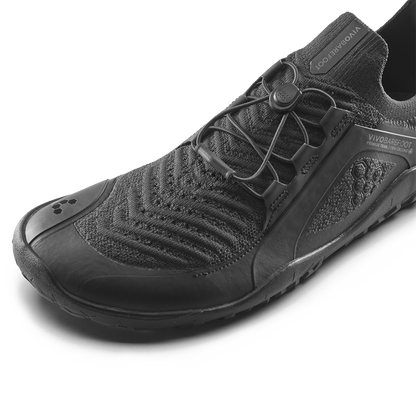 Vivobarefoot Primus Trail Knit FG Grounding Mens Obsidian/Obsidian