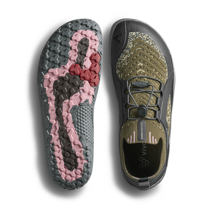 Vivobarefoot Primus Trail Knit FG Mens Dark Olive