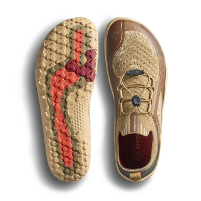 Vivobarefoot Primus Trail Knit FG Grounding Mens Wood