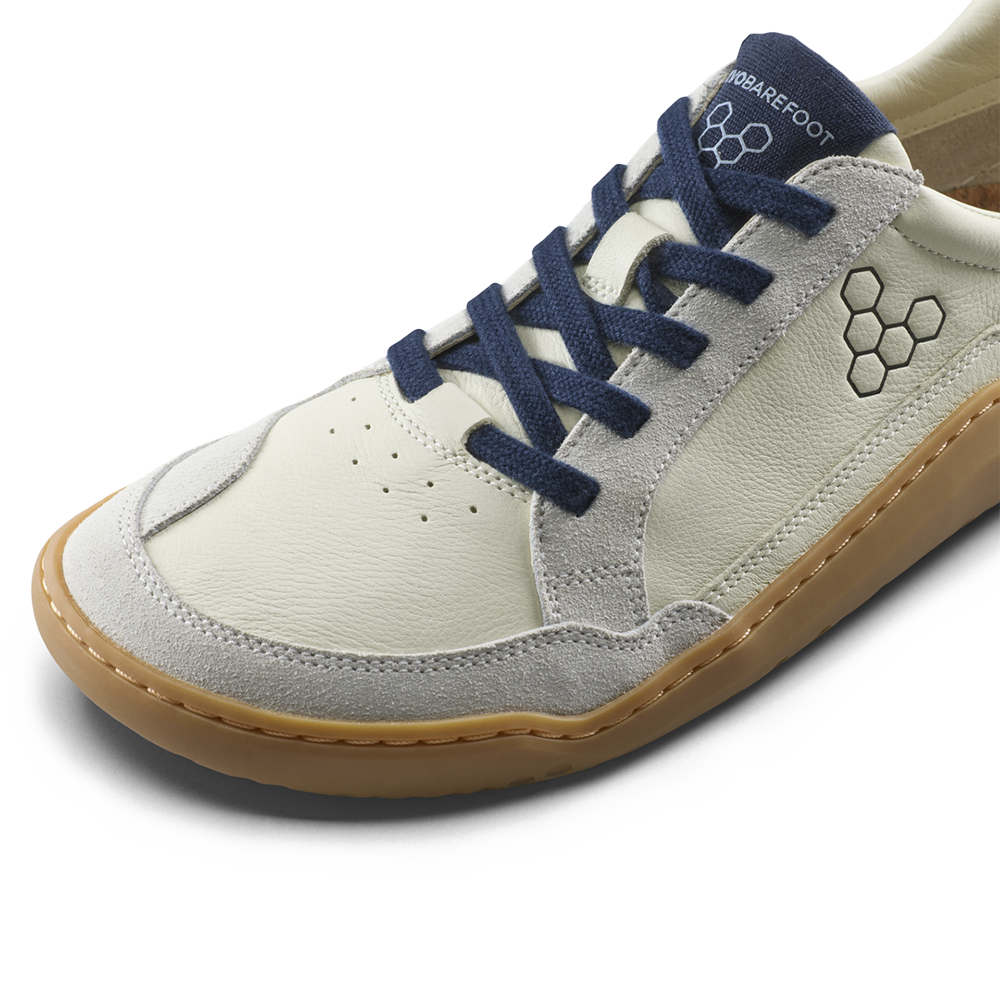 Vivobarefoot Gobi III Sneaker Leather Mens Limestone/Seaborne