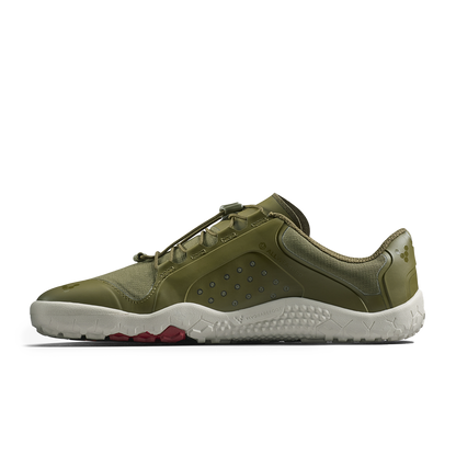 Vivobarefoot Primus Trail III All Weather FG Mens Dark Olive/White