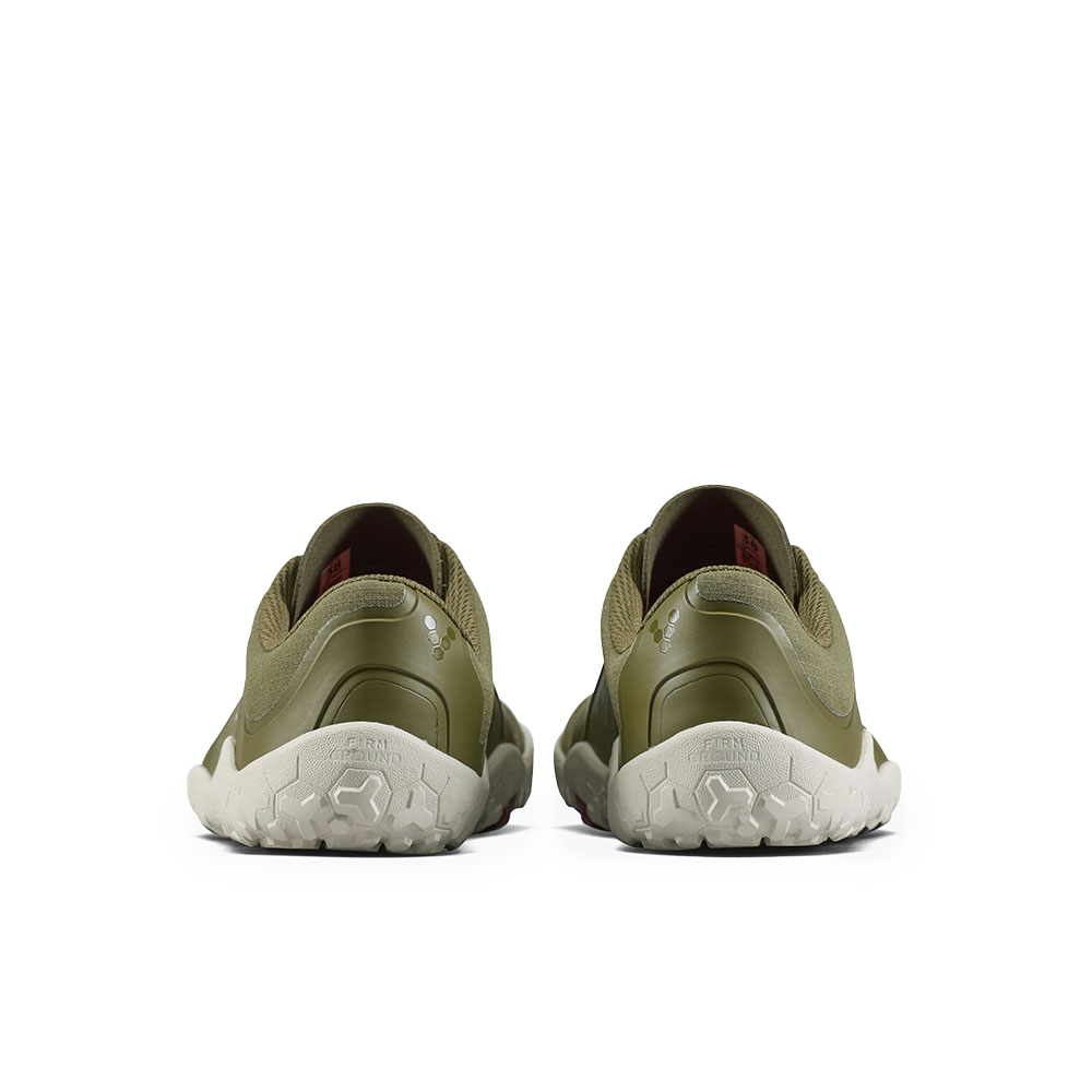Vivobarefoot Primus Trail III All Weather FG Mens Dark Olive/White