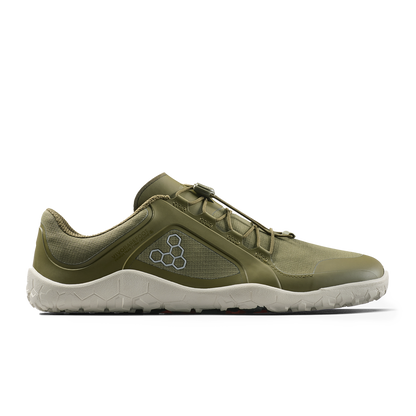 Vivobarefoot Primus Trail III All Weather FG Mens Dark Olive/White