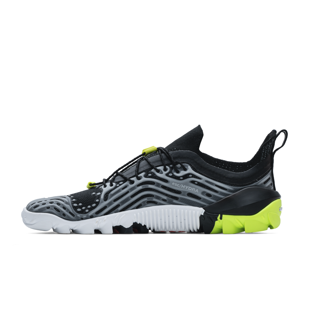 [PRE-ORDER] Vivobarefoot Hydra Esc Mens Obsidian/Safety Yellow  (ETA. LATE MARCH)