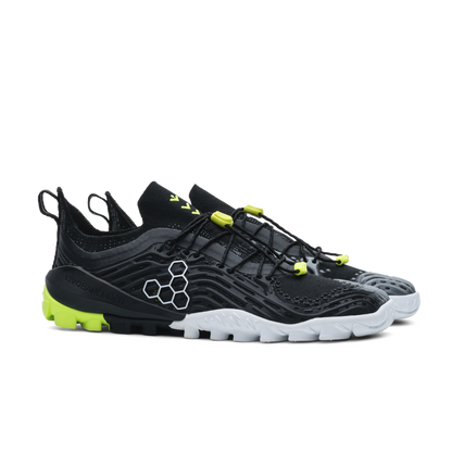 [PRE-ORDER] Vivobarefoot Hydra Esc Mens Obsidian/Safety Yellow  (ETA. LATE MARCH)