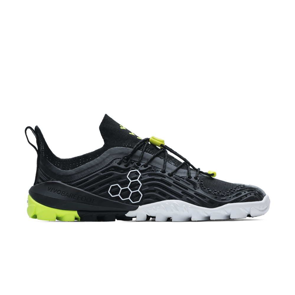 [PRE-ORDER] Vivobarefoot Hydra Esc Mens Obsidian/Safety Yellow  (ETA. LATE MARCH)