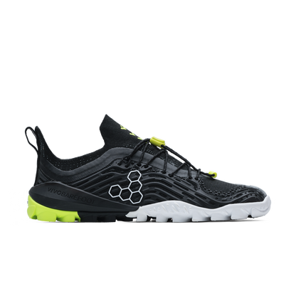 [PRE-ORDER] Vivobarefoot Hydra Esc Mens Obsidian/Safety Yellow  (ETA. LATE MARCH)