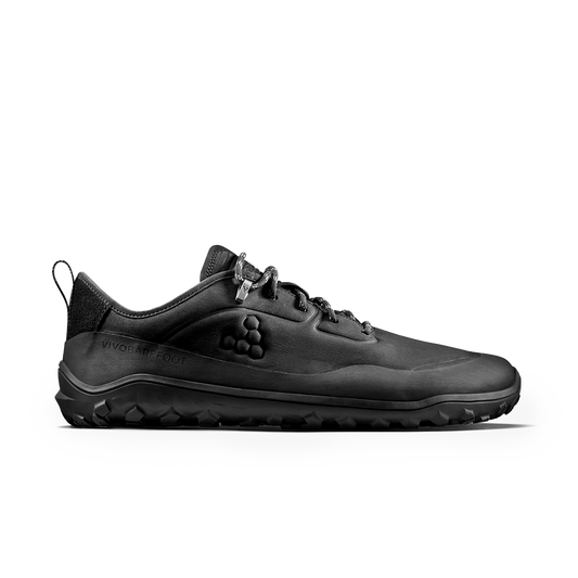 Vivobarefoot Tracker Leather AT Low Womens Obsidian