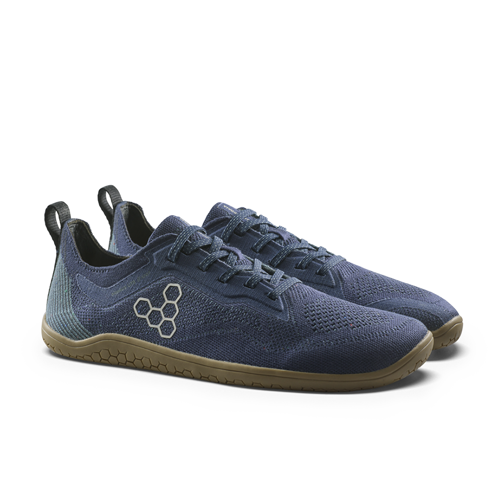 Vivobarefoot Primus Lite Knit Natural Mens Deep Ocean