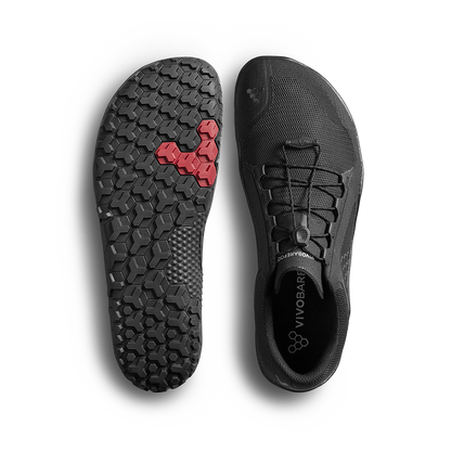 Vivobarefoot Primus Trail FG 3.5 Womens Obsidian