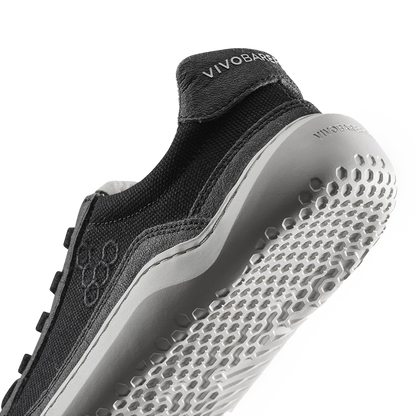 Vivobarefoot Gobi II Sneaker Premium Canvas Mens Obsidian