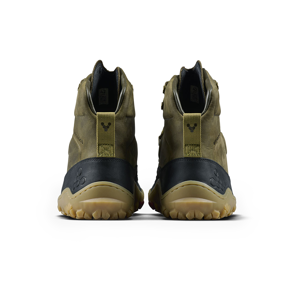 Vivobarefoot Tracker Leather AT II Mens Dark Olive