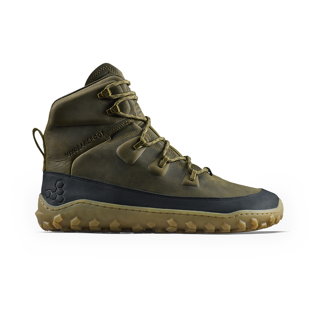 Vivobarefoot Tracker Leather AT II Mens Dark Olive