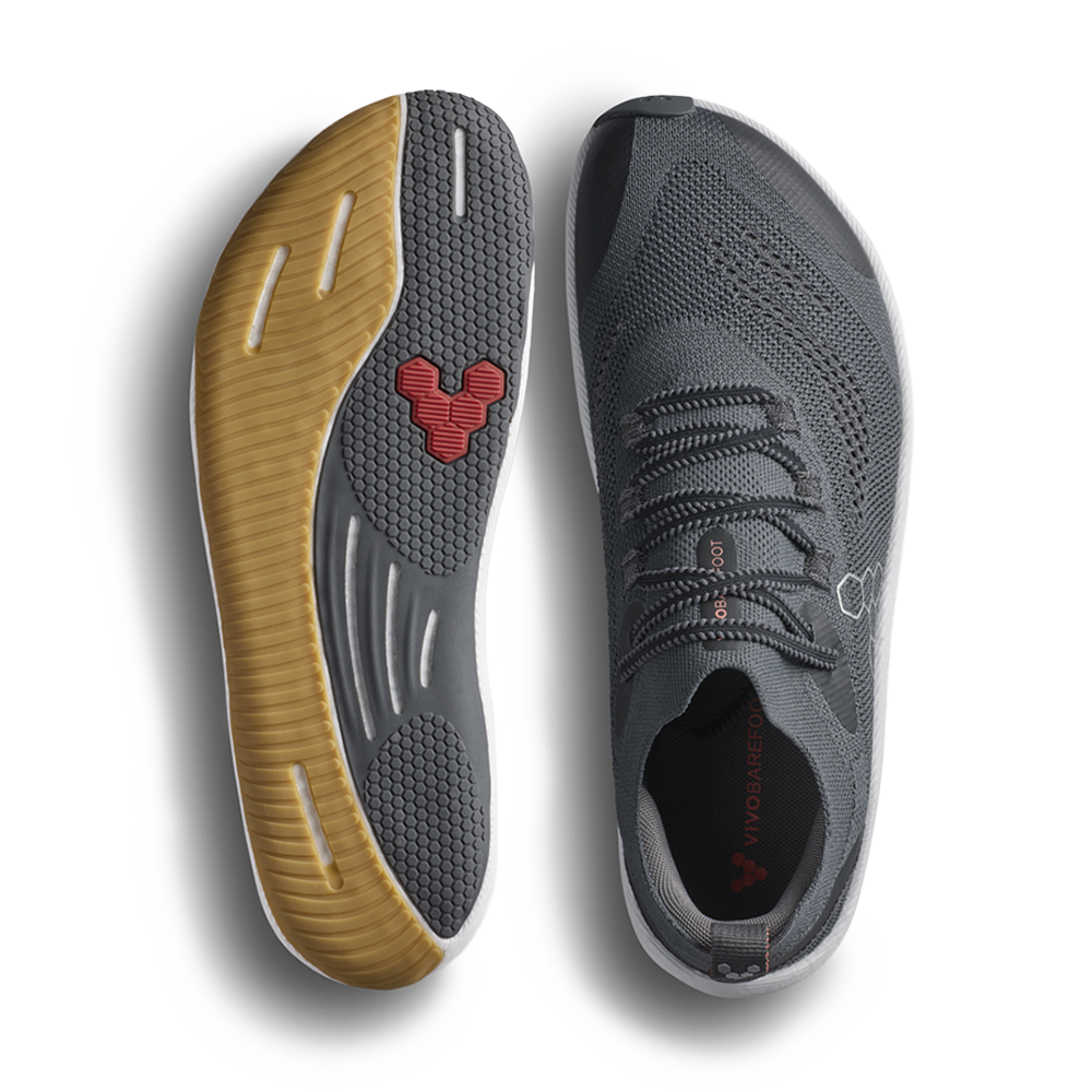 Vivobarefoot Primus Flow Knit Mens Eclipse/Gum