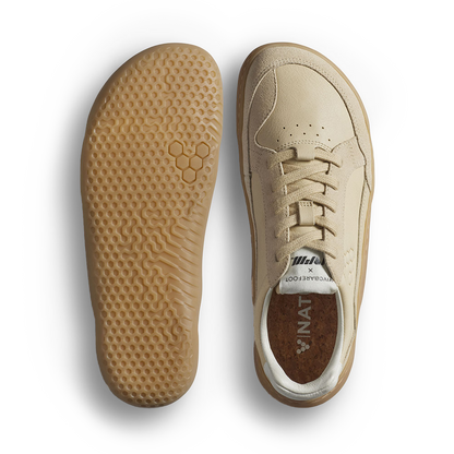 Vivobarefoot Gobi II Sneaker Premium Leather Mens Desert Sand