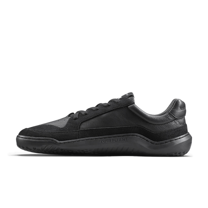 Vivobarefoot Gobi II Sneaker Premium Leather Mens Triple Obsidian