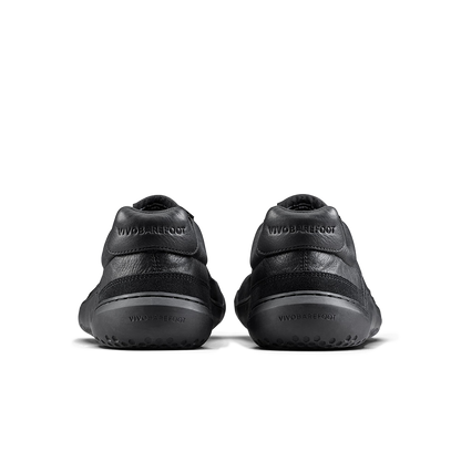Vivobarefoot Gobi II Sneaker Premium Leather Mens Triple Obsidian