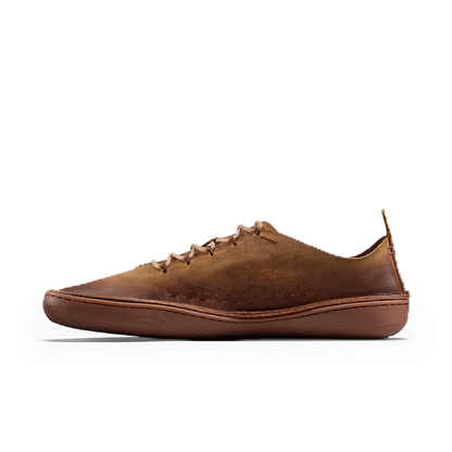 Vivobarefoot Sensus Moc Lace Up Leather Mens Dark Tan
