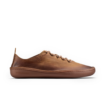 Vivobarefoot Sensus Moc Lace Up Leather Mens Dark Tan