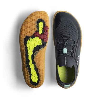 Vivobarefoot Primus Trail Knit FG Mens Graphite/Gum
