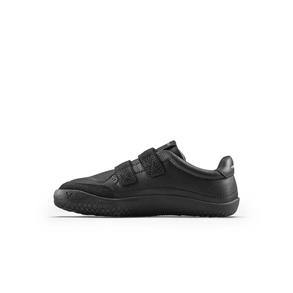 Vivobarefoot Gobi Sneaker School Kids Obsidian