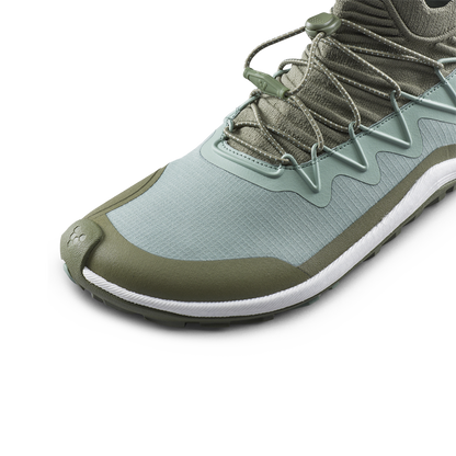 Vivobarefoot Primus Trail Flow Mid II Mens Glacial Green