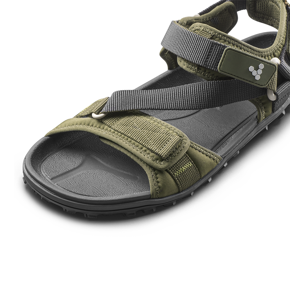 Vivobarefoot Tracker Ora Sandal Mens Dark Olive
