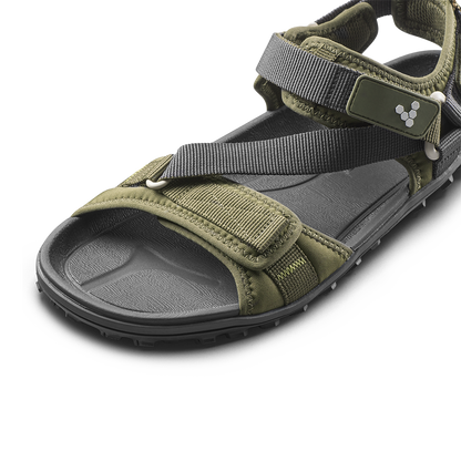 Vivobarefoot Tracker Ora Sandal Mens Dark Olive